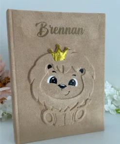 Beež personaalne sametalbum lõvi ja krooniga