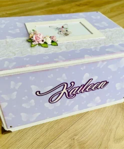 Lilla suur personaalne mälestustelaegas lilledega