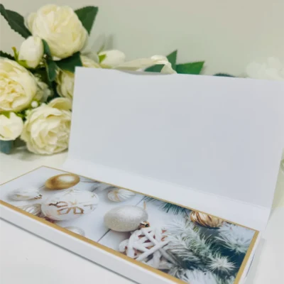 Alternative view of Šokolaaditaskuga jõulukaart