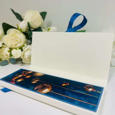 Alternative view of Šokolaaditaskuga jõulukaart