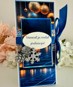 Šokolaaditaskuga jõulukaart